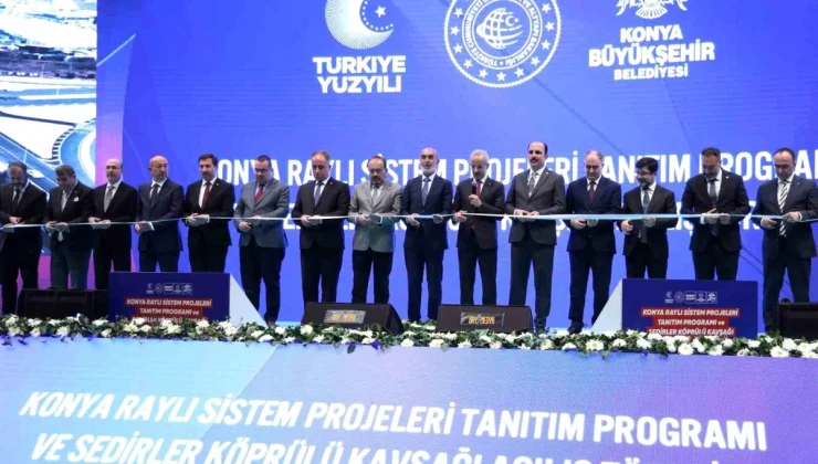 Ulaştırma ve Altyapı Bakanı Uraloğlu, Konya’ya 55,6 kilometre raylı sistem hattı kazandırılacağını açıkladı