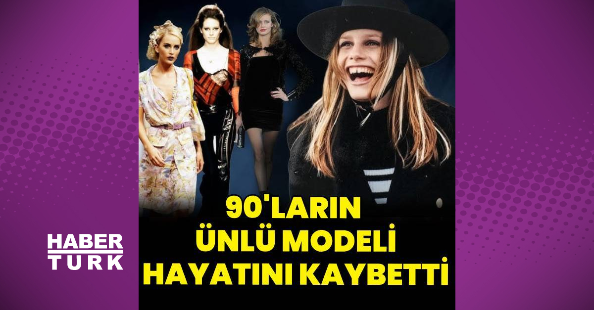 1990’lı yılların süper modeli Georgine Cooper tatilde hayatını kaybetti