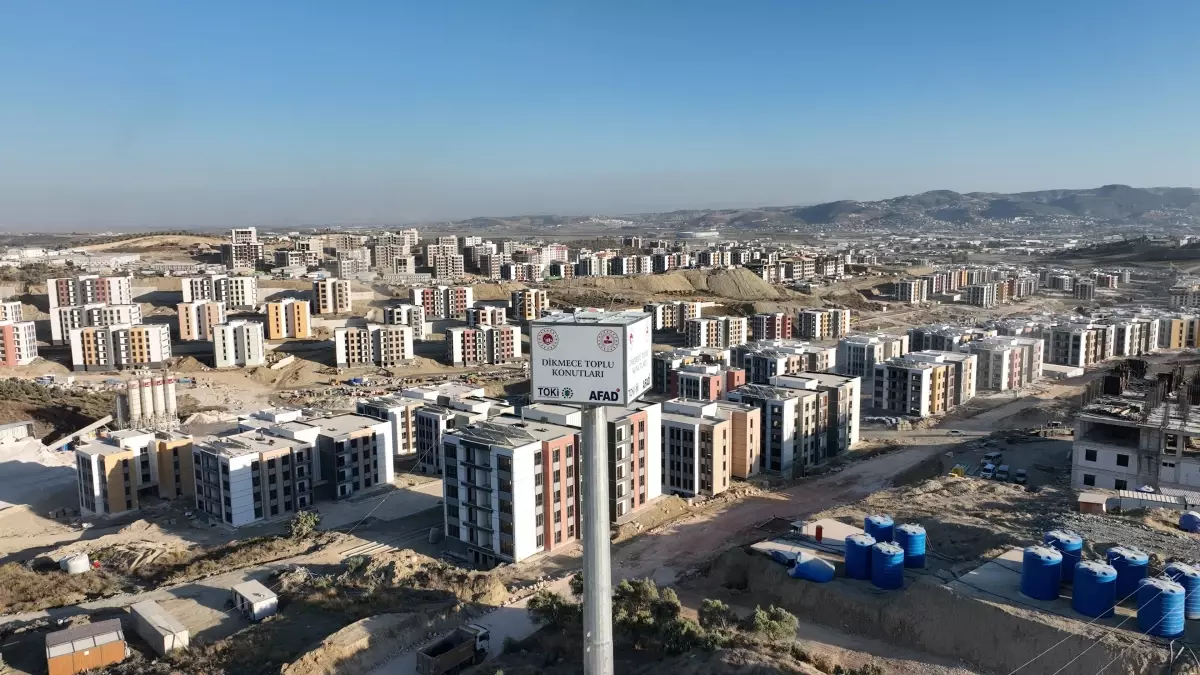 Hatay’da Deprem Bilançosuna Destek: TOKİ 10 Bin 335 Konut İnşa Ediyor