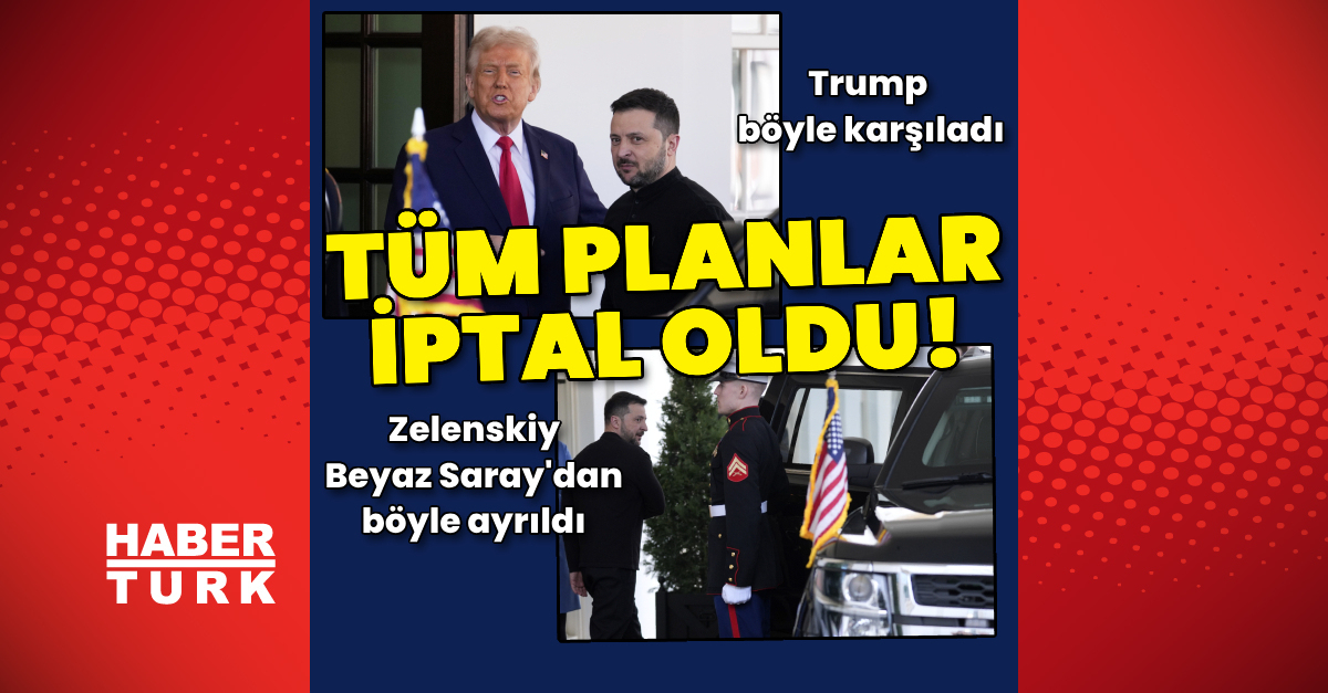 Trump ile Zelenskiy kameralar karşısında tartıştı! Zelenskiy Beyaz Saray’dan ayrıldı